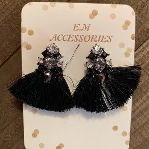 Small Black Tassels
